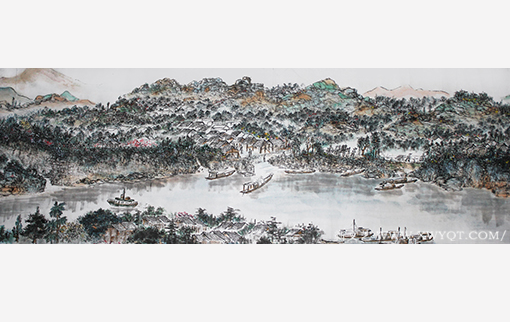 陈伍祥作品 《锦绣潇湘》局部5